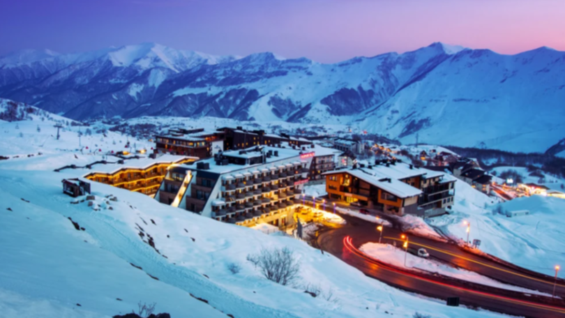 The Gudauri ski resort in Georgia.