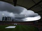 The view at the Gabba on the morning of Day 5.