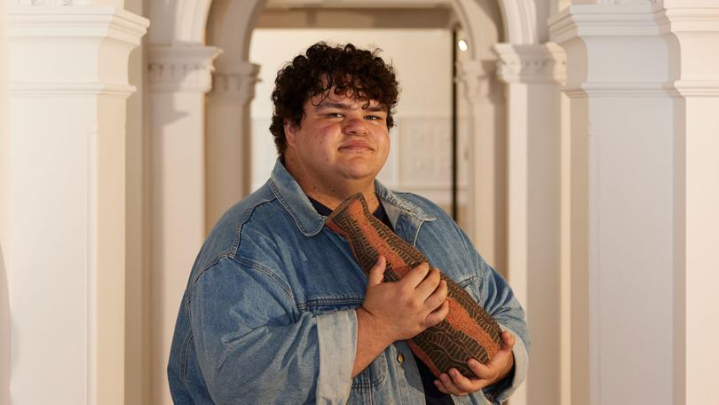 Indigenous artist Alfred Lowe as the winner of the 2024 Shelley Simpson Ceramic Prize.