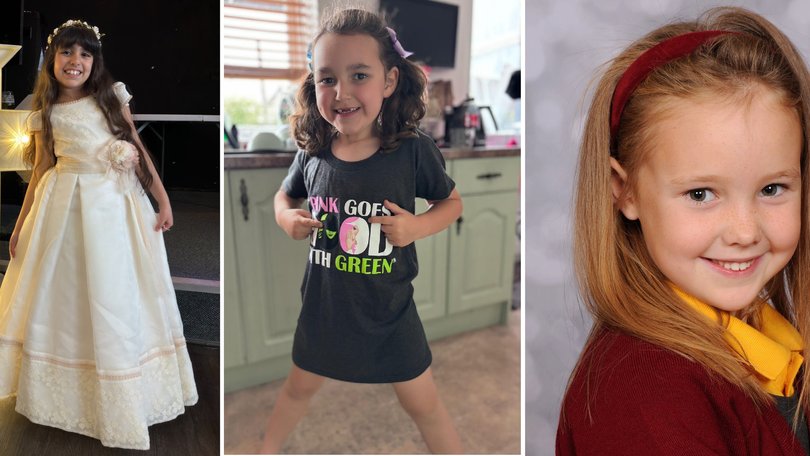 Alice, Bebe and Elsie (left to right) died with stab wounds after a Taylor Swift themed dance event.