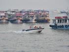 Thirteen people were killed after an Indian Navy speedboat lost control and crashed into a passenger boat.