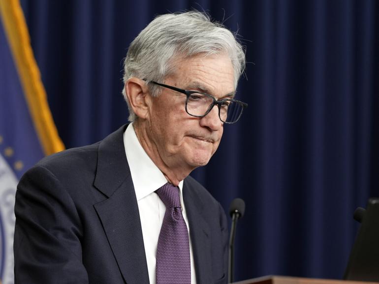 Federal Reserve Board Chairman Jerome Powell speaks during a news conference at the Federal Reserve, Wednesday, Dec. 18, 2024, in Washington. (AP Photo/Jacquelyn Martin)