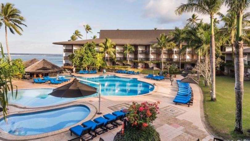 Seven guests of the Warwick Resort on Fiji's Coral Coast, including at least four Australians, were hospitalised in an alleged mass poisoning incident.