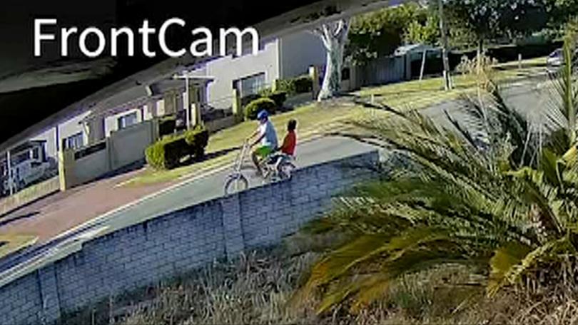 Two children remain in hospital after being hit by a car during an afternoon bike ride in Perth’s northern suburbs.