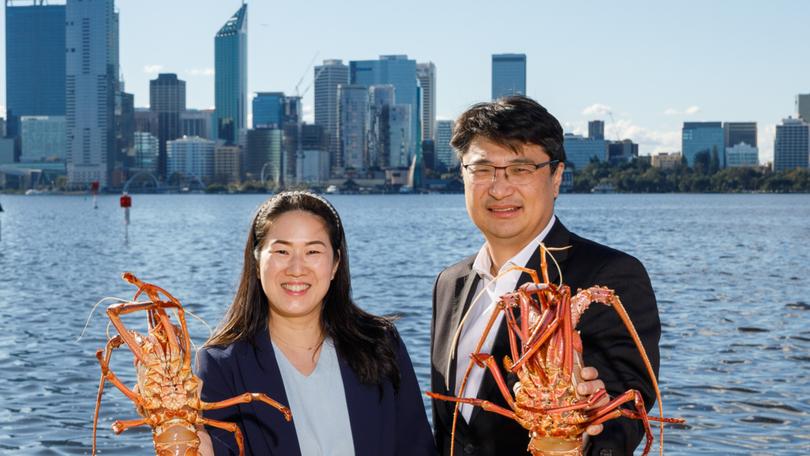 WA Chinese Chamber of Commerce chief Louise Clunies-Ross and president Tony Chong.