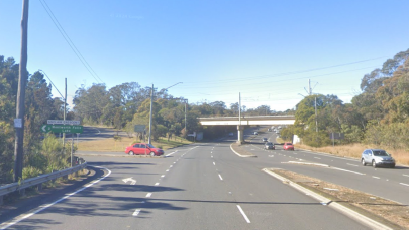 A man has died after he was found unresponsive by a NSW highway.