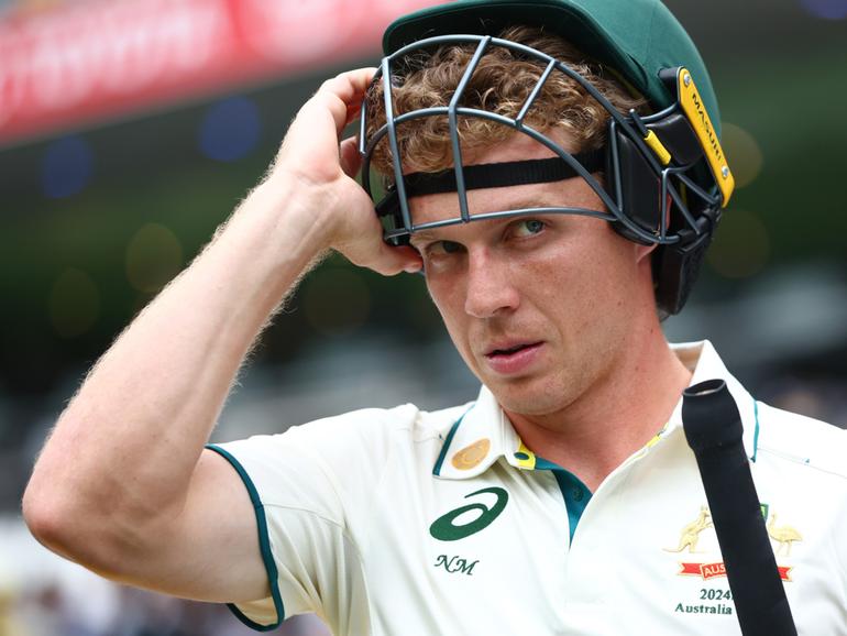 Nathan McSweeney was dropped for the Boxing Day Test.