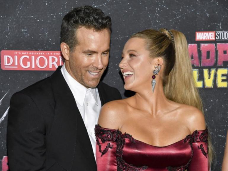 Ryan Reynolds and wife Blake Lively.