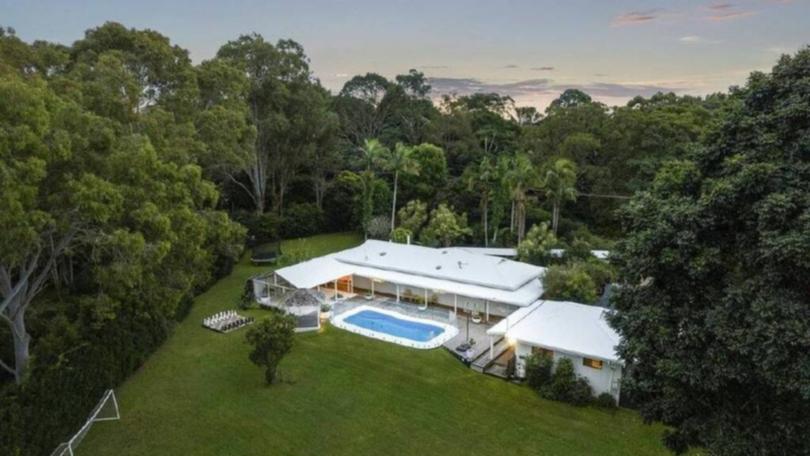 Natalie Bassingthwaighte put her Byron Bay home on the market.