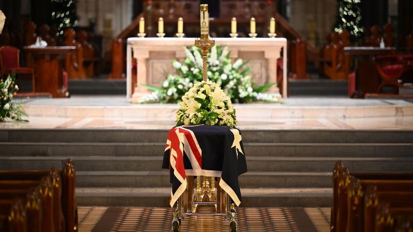 Former prime ministers are among those gathering for Liberal stalwart Kevin Andrews' state funeral. (Joel Carrett/AAP PHOTOS)