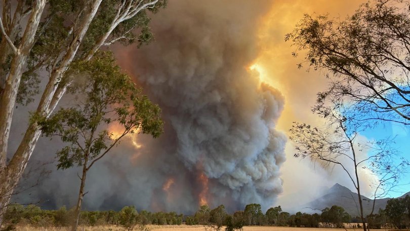 The Grampians bushfire in Victoria's west has burnt more than 41,000 hectares. (HANDOUT/STATE CONTROL CENTRE)