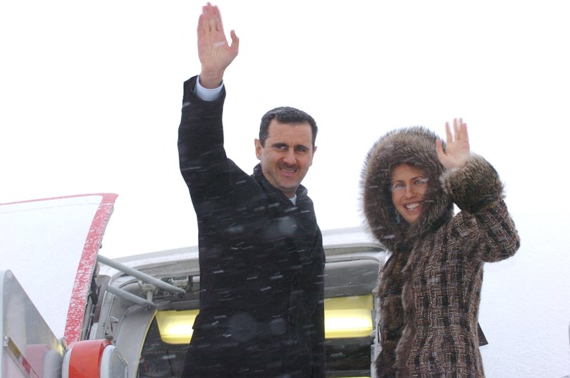 FILE: Former Syrian dictator Bashar al-Assad and London-born wife Asma al-Assad.