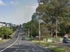 The boy was found on Carlingford Road (pictured) near Darwin Street.