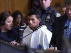 Sebastian Zapeta is accused of fatally setting a woman on fire inside a New York subway train. (AP PHOTO)