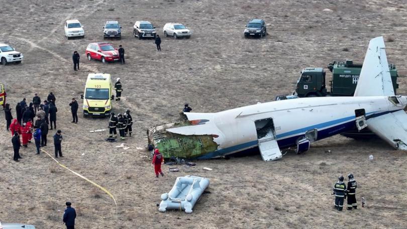 Some 29 passengers are receiving hospital treatment after surviving a plane crash in Kazakhstan.