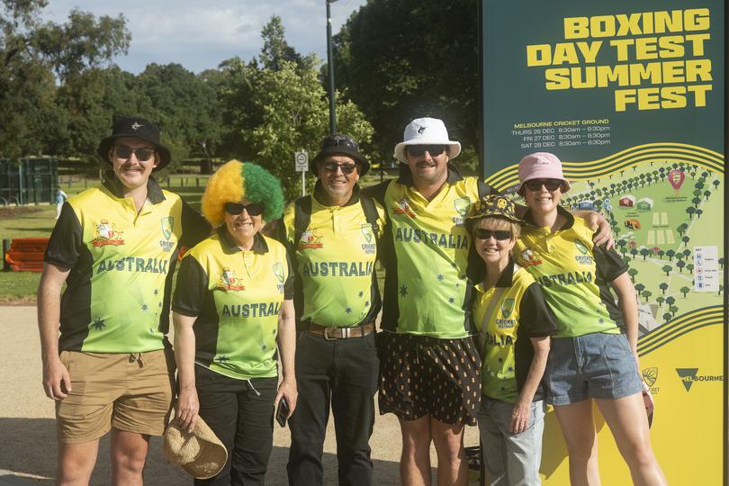 Fans arrive ahead of day one of the Men's Fourth Test Match.