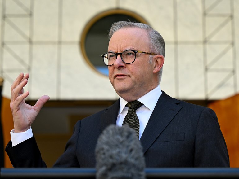 Australian Prime Minister Anthony Albanese.