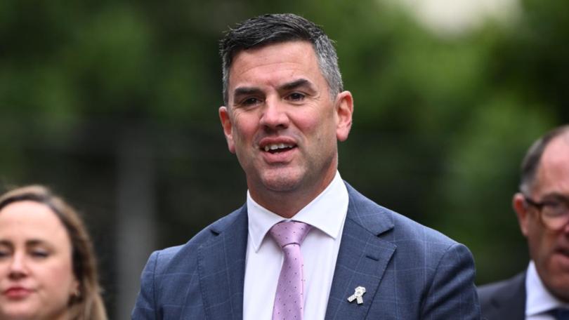 Brad Battin has been elected as the new Victorian Liberal Party leader. (Joel Carrett/AAP PHOTOS)