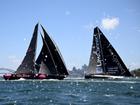 Wild Thing 100 and LawConnect are among the 104-fleet to compete in the 2024 Sydney to Hobart. (Dan Himbrechts/AAP PHOTOS)