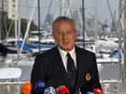 Cruising Yacht Club of Australia (CYCA) Vice Commodore David Jacobs speaks to media.