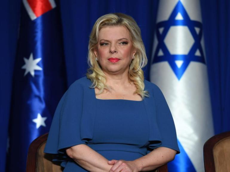 It's alleged Sara Netanyahu encouraged police to crack down violently on anti-government protesters. (Dan Peled/AAP PHOTOS)