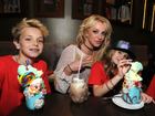 Jayden Federline, left, Britney Spears and Maddie Aldridge in 2017.