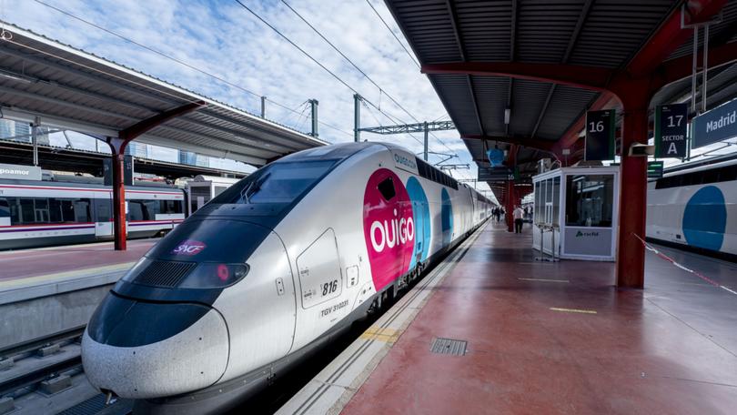 Passangers on an Ouigo train have narrowly avoided disaster. 