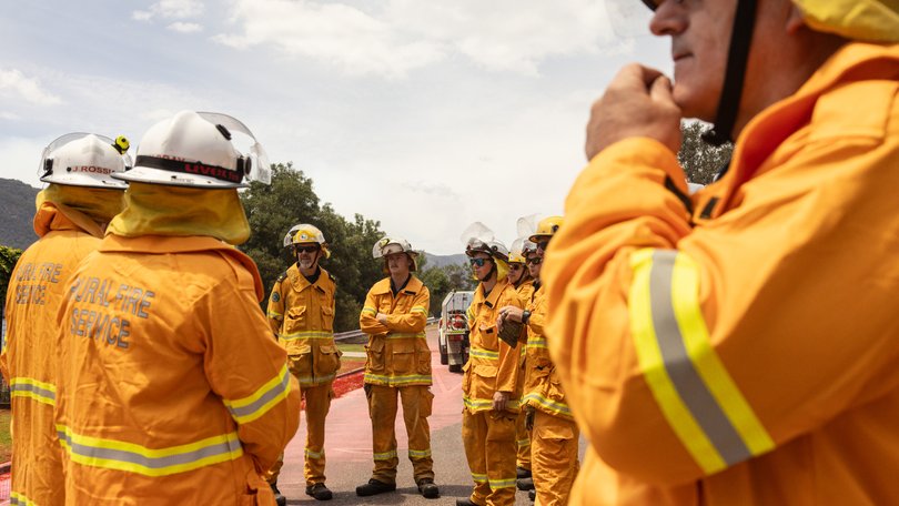 Fire crews in the Grampians region of Victoria on Friday, December 27, 2024.