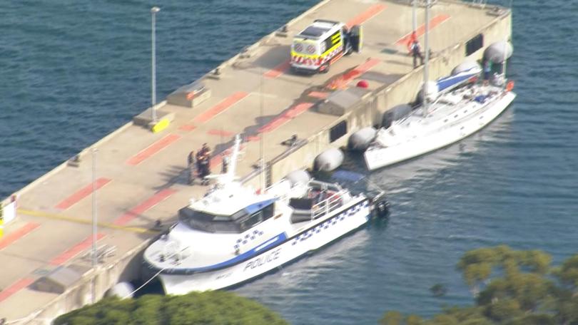 Bowline docked in Batemans Bay.