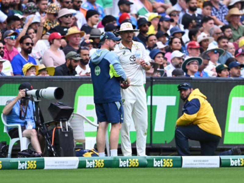 Starc needed physio attention on day three.