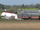 A man has died and another has been taken to hospital after a light plane crash in northern New South Wales. 