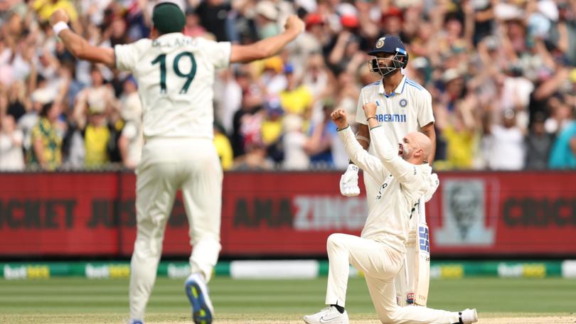 Nathan Lyon claimed the final wicket to seal victory.