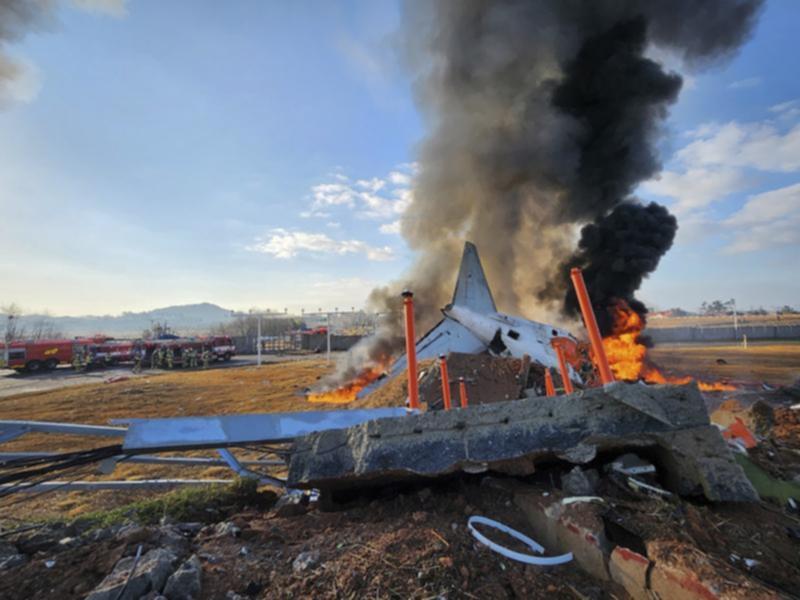 Only two people survived South Korea's worst airline disaster, which claimed 179 lives. (AP PHOTO)