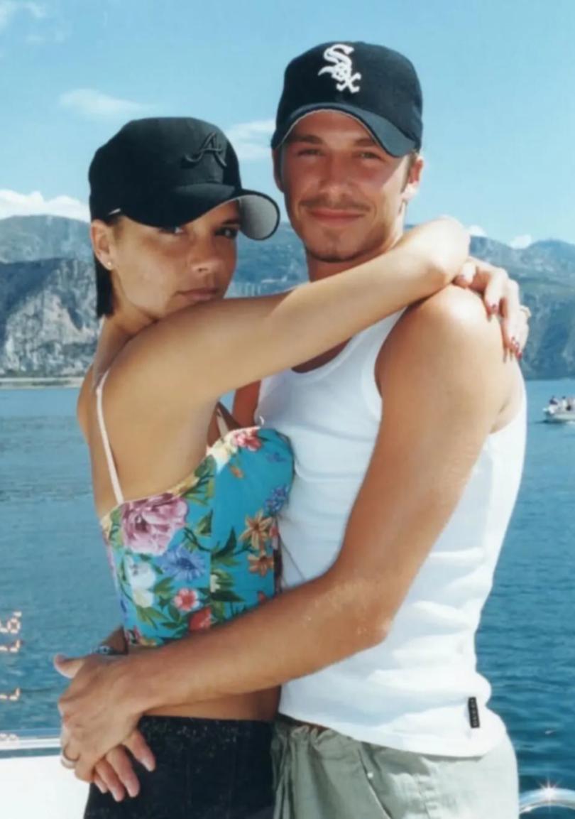 Victoria and David Beckham in 1997.