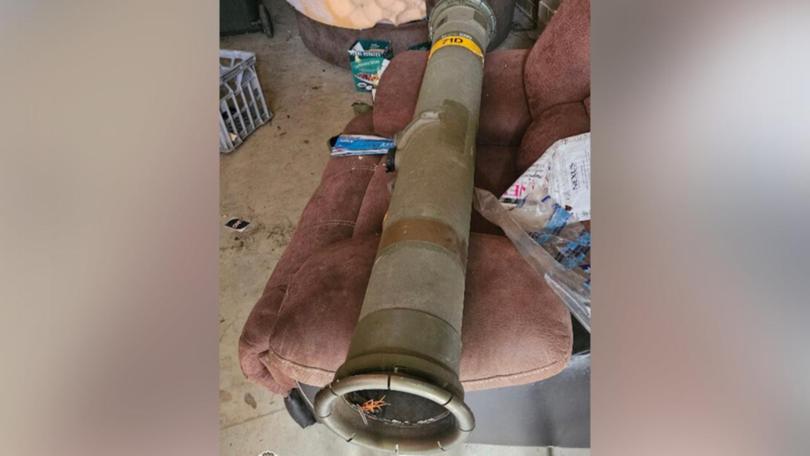 A man has faced court charged with stealing a decommissioned surface-to-air missile launcher. 