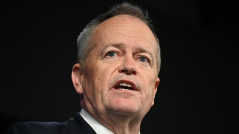 Bill Shorten has denounced a social media post by the Victorian Labor Party as ‘juvenile’. (Lukas Coch/AAP PHOTOS)