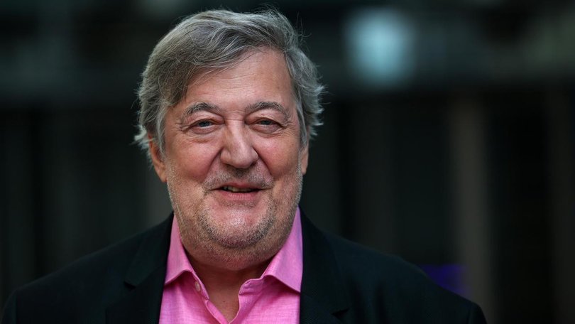 Stephen Fry was honoured for his work raising awareness about mental health and the environment. (EPA PHOTO)