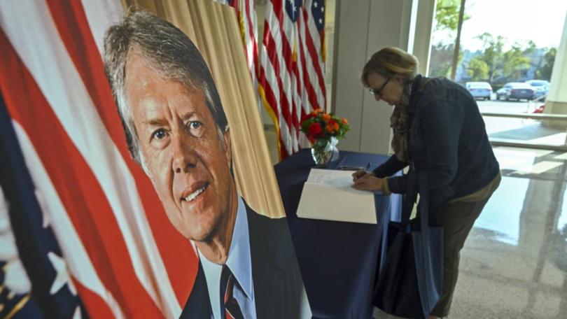 Tributes for former US president Jimmy Carter range from world leaders to his Georgia neighbours.