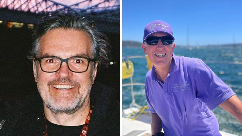 Roy Quaden (left) and Nick Smith (right) have been identified as the two men killed in the first night of the Sydney to Hobart.