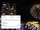 New Year’s Eve Fireworks at Elizabeth Quay.