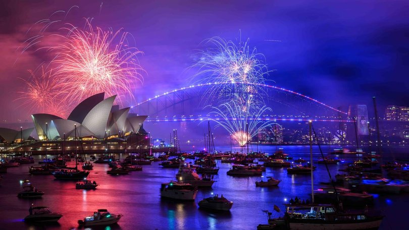 Millions watched Sydney's spectacular New Year's Eve fireworks display. (Bianca De Marchi/AAP PHOTOS)