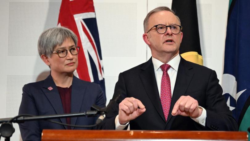 Anthony Albanese and Penny Wong.