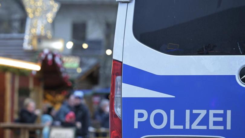 German police shot a man dead after he went on a rampage with a stolen excavator.