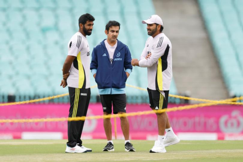 Jasprit Bumrah, India coach Gautam Gambhir and Rohit Sharma had a tense conversation at the SCG on Thursday.