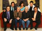 The Osmonds (L-R back row) Jimmy, Marie, Donny, (L-R front row) Alan, Wayne, Merril and Jay in 2008.