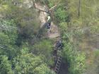 A man has died after falling 20m down a cliff while bush walking in Sydney’s north.