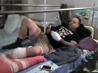 An Australian soldier fighting for the Ukraine Army is pleading with the Federal Government to bring him home - after he stepped on a landmine which ripped apart his foot and hand. Casey Gadaleta, 38, was fighting in Kursk, Russia, when his unit came across a position manned by both Russian and North Korean troops. PICTURED: Casey with his injuries in the Kiev hospital bed Unknown