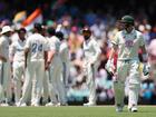 Steve Smith looks dejected while leaving the field after being dismissed by Prasidh Krishna.