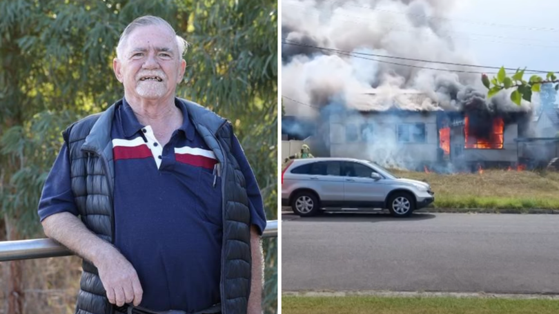 Ted Hartley died after a fire ripped through his home in Blacktown. 