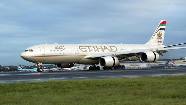 An Etihad flight was forced to abort takeoff.